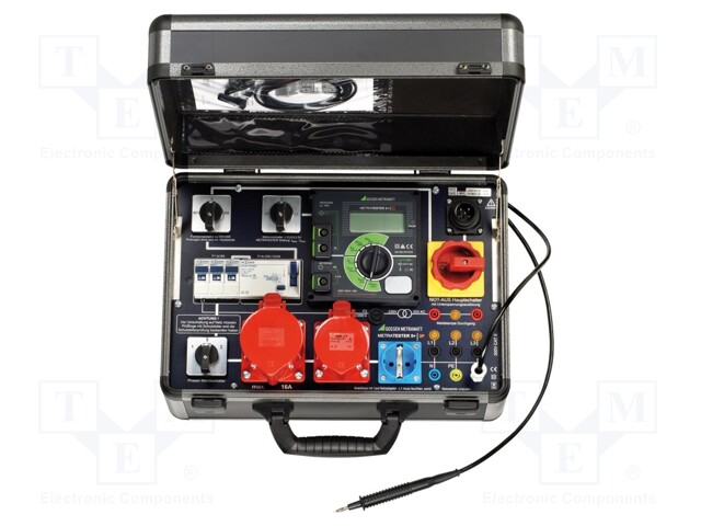 Meter: safety tester; LCD 3,5 digit (1999); 0,05÷19,99MΩ; 8kg