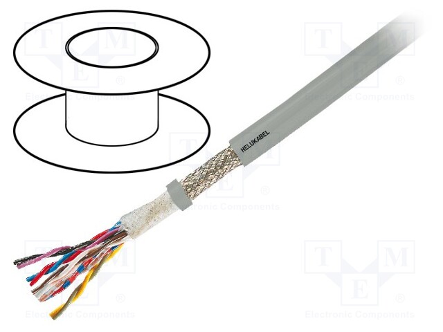 Wire: control cable; SUPER-PAAR-TRONIC-C-PUR; 8x2x0,25mm2; PUR