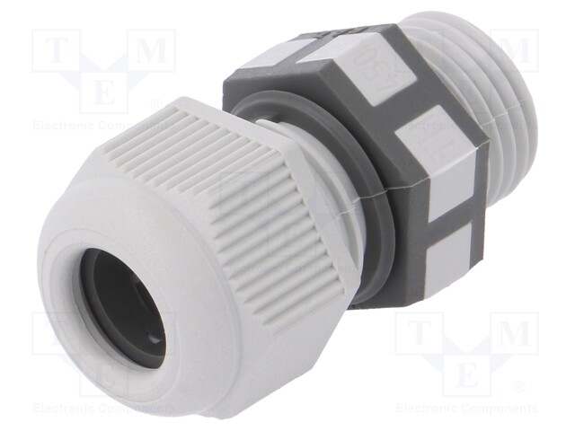 Cable gland; PG13,5; IP68; Mat: polyamide; grey; UL94V-2