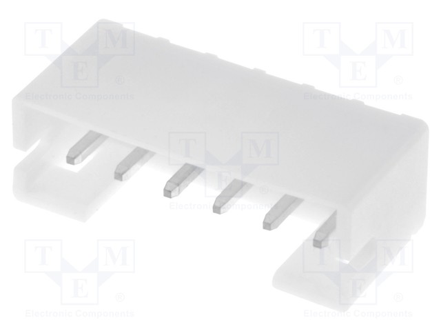 Socket; wire-board; male; PH; 2mm; PIN: 6; THT; 100V; 2A; -25÷85°C