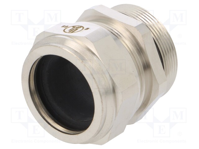 Cable gland; M40; IP68; Mat: brass; Body plating: nickel