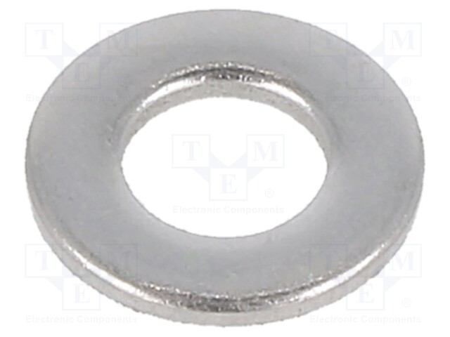 Washer; round; M4; D=9mm; h=0.8mm; acid resistant steel A4