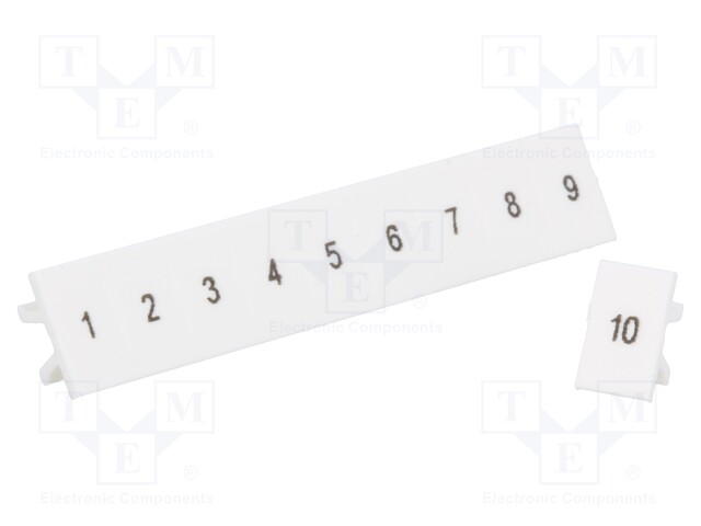 Relays accessories: label; A kit consists of: 10 marker tags