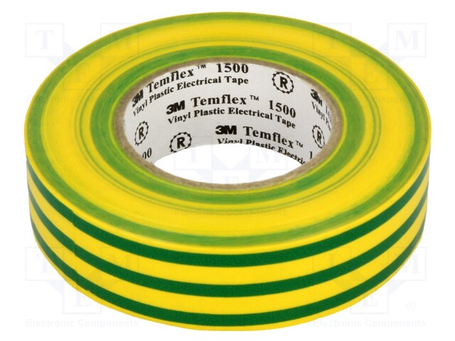 Tape: electrical insulating; W: 19mm; L: 20m; D: 0.15mm; PVC film