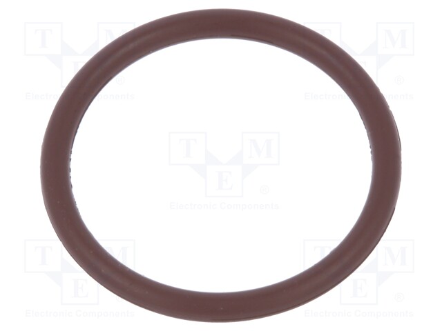 O-ring gasket; FPM; D: 1.5mm; Øint: 15mm; brown; -20÷200°C