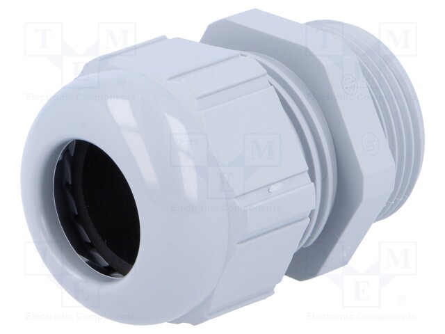 Cable gland; PG21; IP68; Mat: polyamide; grey; UL94V-2