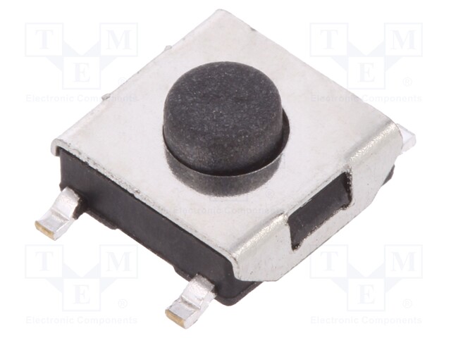 Microswitch TACT; SPST-NO; Pos: 2; 0.05A/12VDC; SMT; none; 1.6N