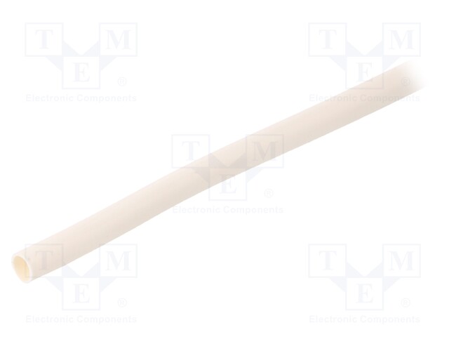 Protective tube; Mat: PVC; white; -20÷105°C; Øint: 4.52mm