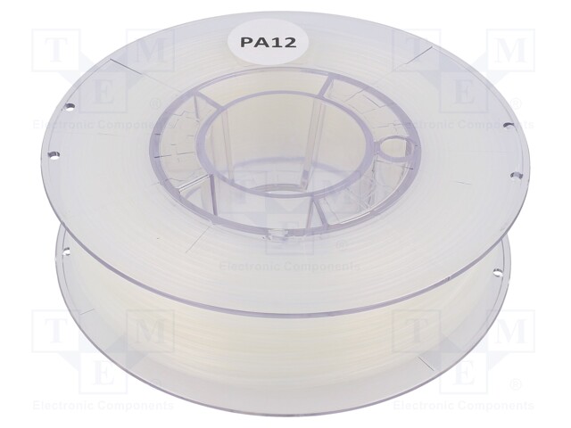 Filament: PA 12; Ø: 1.75mm; natural; 240÷270°C; 330g