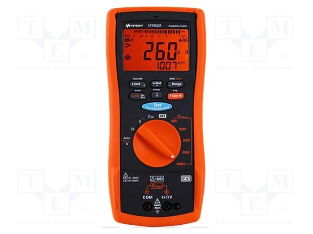 Insulation resistance meter; LCD (6600); 250GΩ; IP67