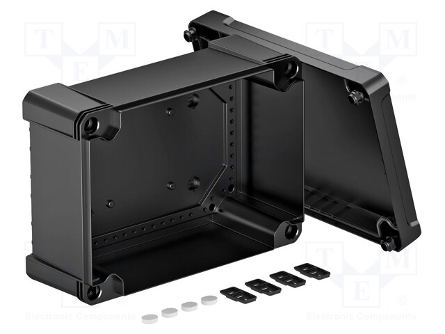 Enclosure: junction box; X: 202mm; Y: 286mm; Z: 126mm; polycarbonate