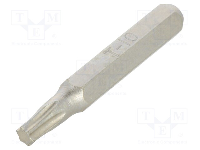 Screwdriver bit; Torx®; TX10; Overall len: 27mm; Kind: precision