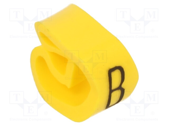 Markers for cables and wires; Label symbol: B; 4÷10mm; PVC; PA