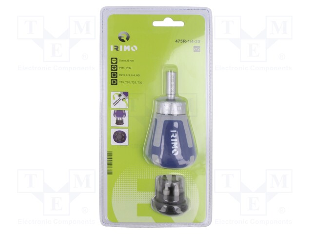 Kit: screwdriver; hex key,Phillips,slot,Torx®