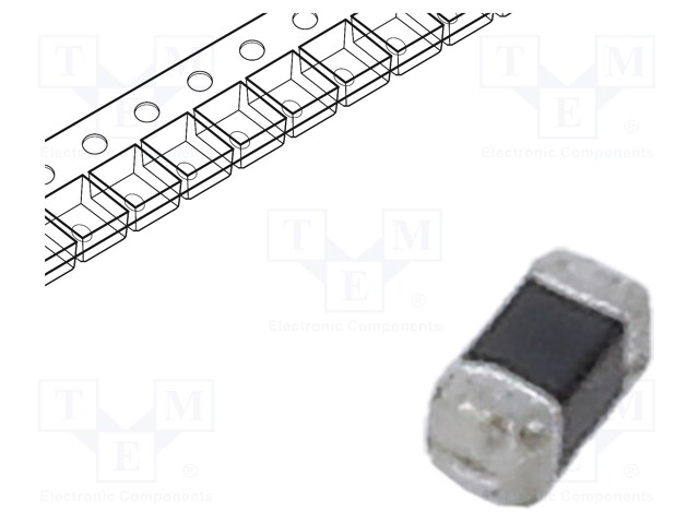 Ferrite Bead, 0402 [1005 Metric], 120 ohm, 1.2 A, MPZ Series, 0.09 ohm, ± 25%