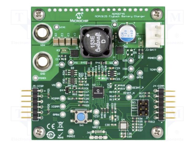 Dev.kit: Microchip; Comp: MCP19125; DC/DC converter