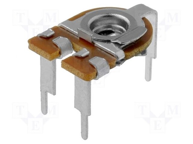 Potentiometer: mounting; single turn; 10kΩ; 100mW; ±20%; linear