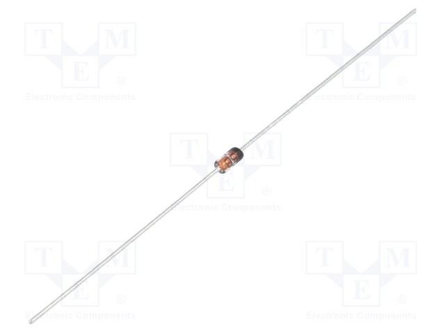 Diode: Zener; 0.5W; 15V; DO35; single diode; 100nA