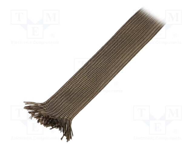 Insulating tube; Mat: basalt fibre; khaki; -260÷560°C; Øint: 20mm