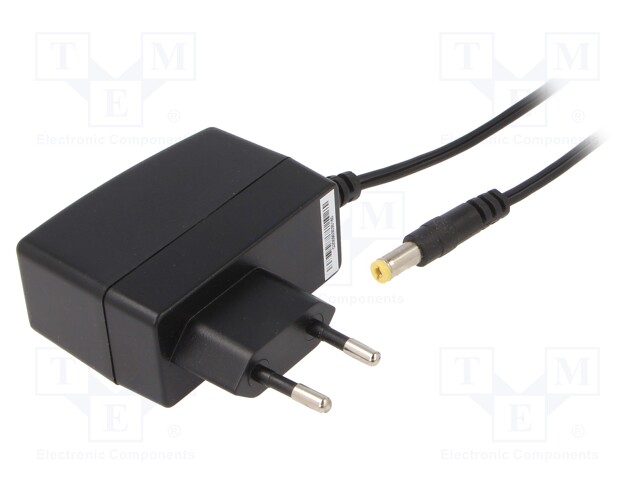 Power supply: switched-mode; voltage source; 5VDC; 2.4A; 12W; plug