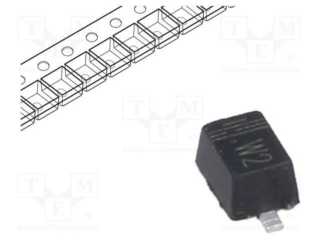 Diode: rectifying; SMD; 100V; 150mA; 4ns; Package: reel,tape; SOD323