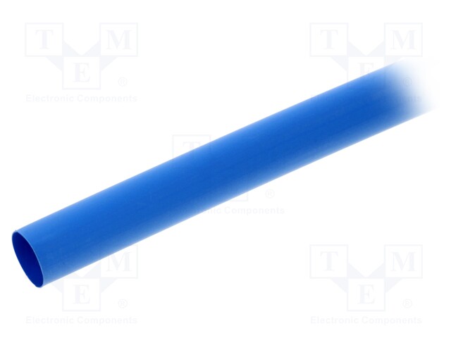 Heat shrink sleeve; 2: 1; 12.7mm; L: 1.2m; blue; polyolefine; 5pcs.