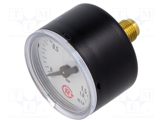 Manometer; 0÷1.6bar; 40mm; non-aggressive liquids,inert gases