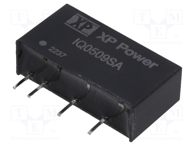 Isolated Board Mount DC/DC Converter, Semi Regulated, ITE, 1 Output, 1 W, 9 V, 111 mA