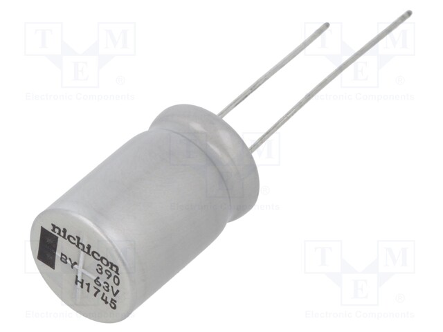 Capacitor: electrolytic; low impedance; THT; 390uF; 63VDC; ±20%