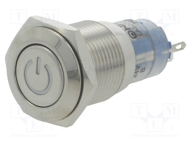 Switch: vandal resistant; Pos: 2; SPDT; 0.5A/220VAC; 1A/24VDC; IP40