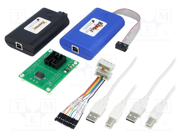 Dev.kit: evaluation; IDC10,USB B; SPI Master,USB 2.0