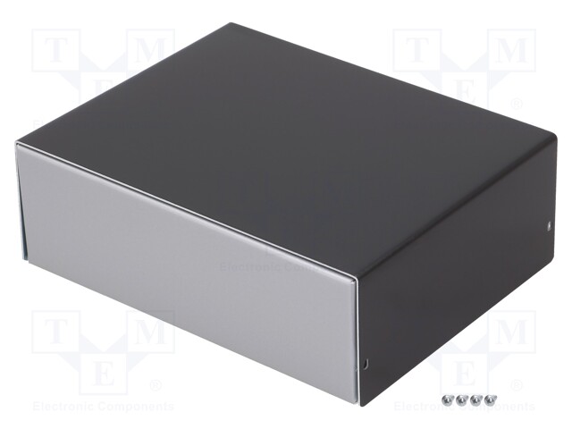 Enclosure: with panel; X: 160mm; Y: 203mm; Z: 69mm; aluminium; silver