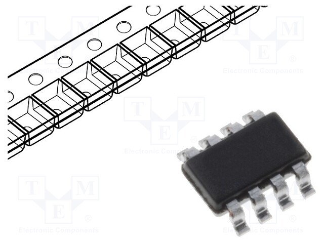 Driver; piezo microactuator; 1÷33V; Channels: 1; TSOT23-8; 1.3MHz