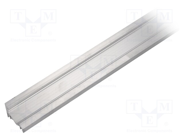 Profiles for LED modules; angular; natural; L: 1m; aluminium