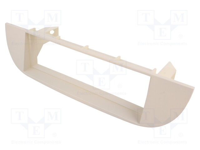 Radio mounting frame; Fiat; 1 DIN; beige