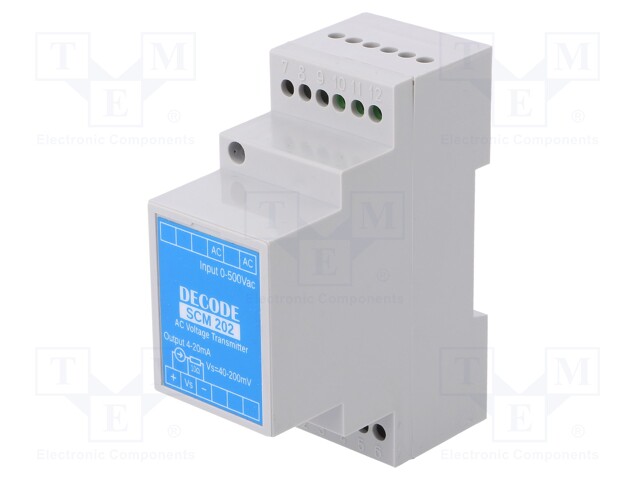 Industrial module: converter; 10÷32VDC; Mounting: DIN; 0÷70°C