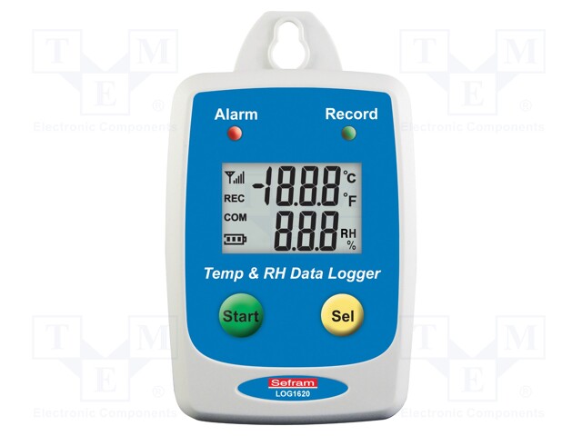 Data logger; temperature,humidity; ±0,6°C; Temp: -40÷85°C; IP65