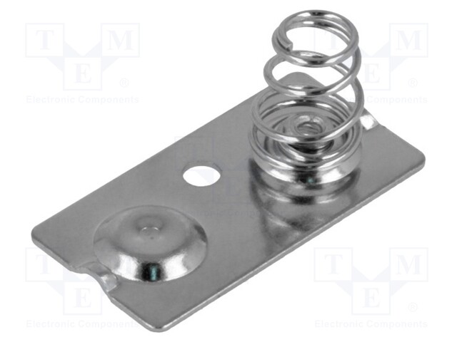 Button-like/spring contact; Mounting: screw; Size: AA,R6