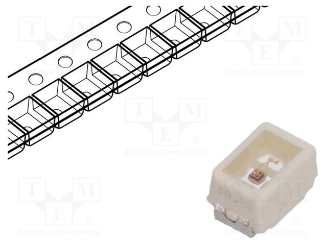 LED; SMD; Mini PLCC2,2014; red; 190÷380mlm; 56÷112mcd; 120°; 20mA