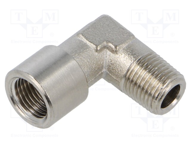 Accessories: threaded fitting; nickel plated brass; max.10bar