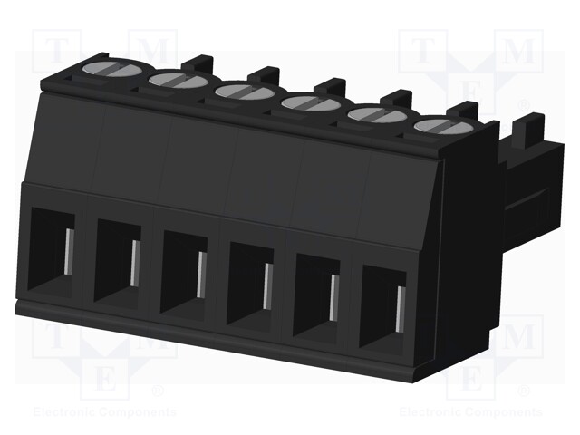 Connector: pluggable terminal block; plug; female; straight; 300V