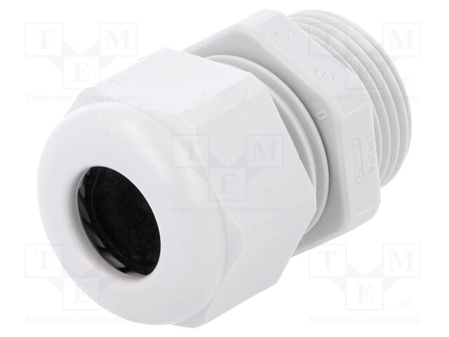 Cable gland; PG13,5; IP68; Mat: polyamide; light grey; UL94V-0