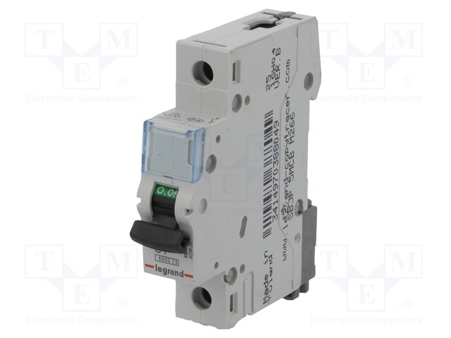 Circuit breaker; 230VAC; Inom: 1A; Poles: 1; DIN; Charact: C; 6kA