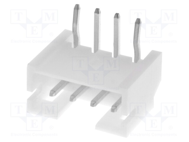 Socket; wire-board; male; PH; 2mm; PIN: 4; THT; 100V; 2A; -25÷85°C