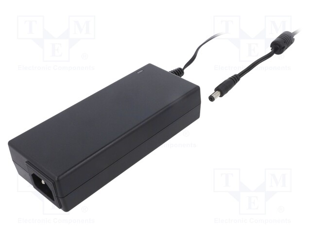 Power supply: switched-mode; 20VDC; 6A; Out: 5,5/2,5; 120W; desktop