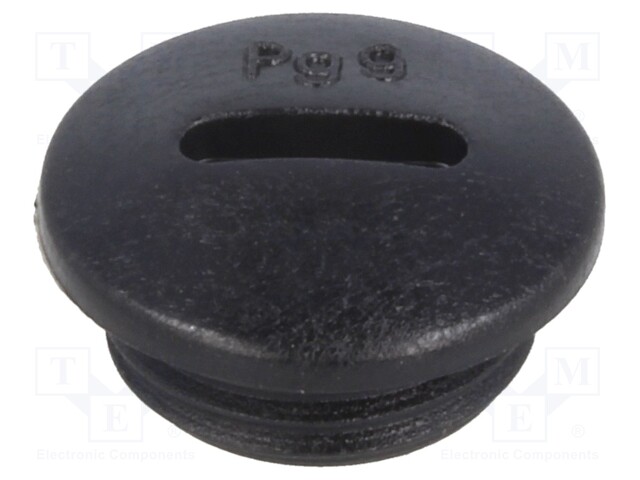 Stopper; PG9; IP54; Mat: polyamide; black; Man.series: V-N-FS