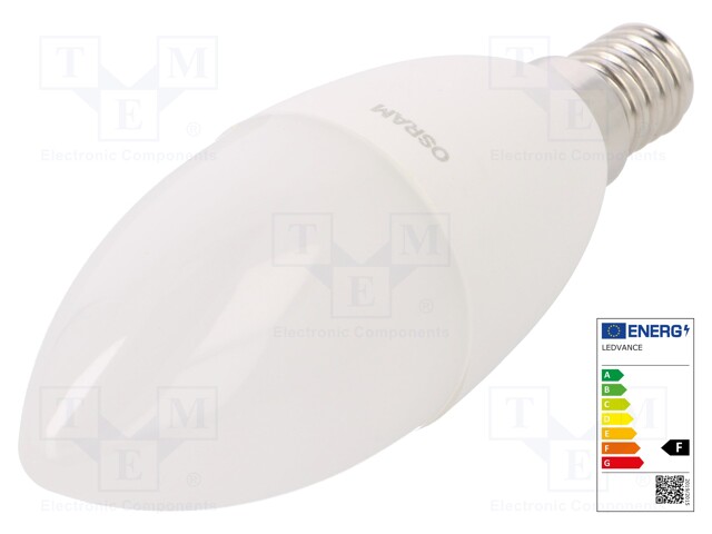 LED lamp; neutral white; E14; 230VAC; 806lm; 7W; 4000K; CRImin: 80