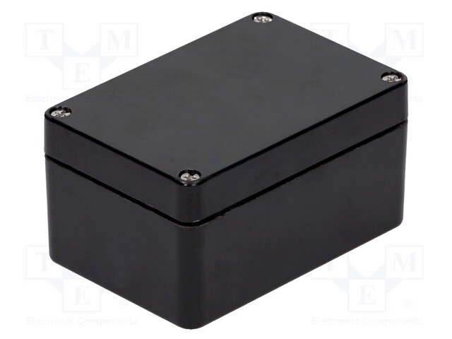 Enclosure: multipurpose; X: 75mm; Y: 110mm; Z: 55mm; polyester; black