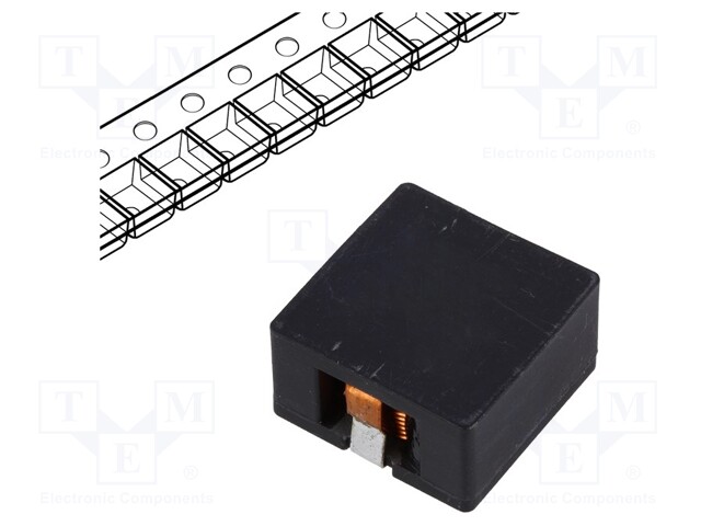 Inductor: wire; SMD; 8.2uH; Ioper: 25.5A; 2.7mΩ; ±20%; Isat: 30A