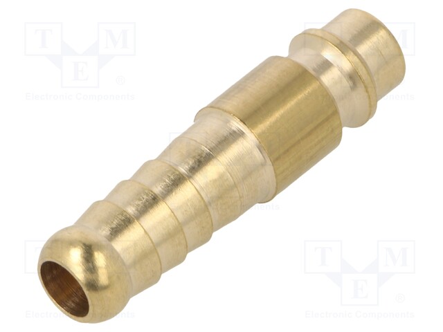 Plug-in nozzle; with bushing; brass; Connection: 9mm